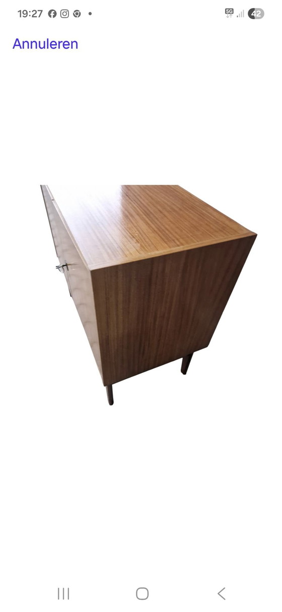 Vintage Sideboard, Mid-Century Teak Cabinet – Wood (photo 10 of 11)