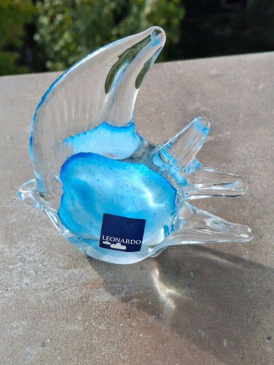 Image 1 of Pez Leonardo de vidrio soplado