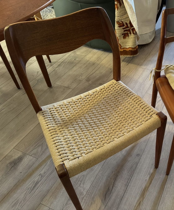 Image 1 of Set di 3 sedie di design vintage danese (Niels Otto Møller?)