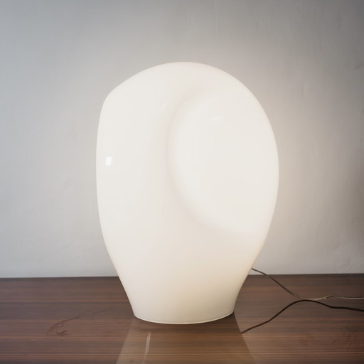 Luciano Vistosi Munega Table Lamp Large Murano Glass Design, 1980s