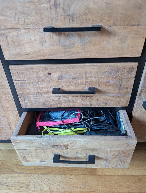 Mango wood sideboard in good condition