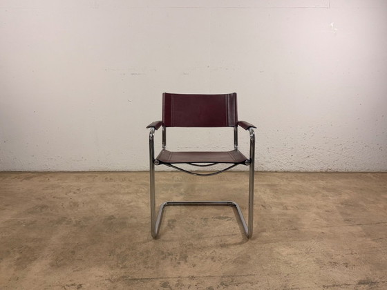Image 1 of Fauteuil cantilever MG5 en cuir, conçu par Mart Stam pour Matteo Grassi, années 1970