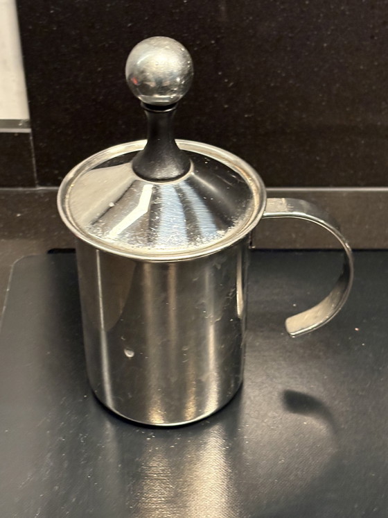 Image 1 of Plateau percolateur Alessi, sucrier et mousseur à lait