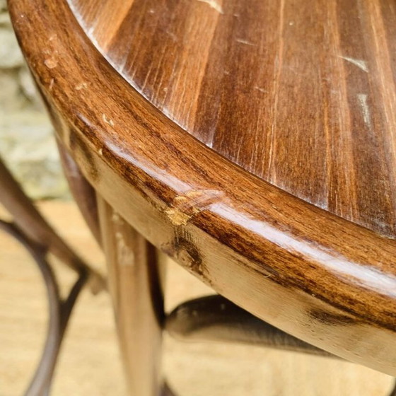 Set of 4 Vintage Bistro High Chairs – Dining chairs, Wood (photo 21 of 33)