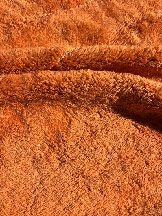 Orange Moroccan Rug 200x300 cm, Authentic Moroccan Rug, Berber Carpet – Rugs & carpets, Wool (photo 4 of 12)