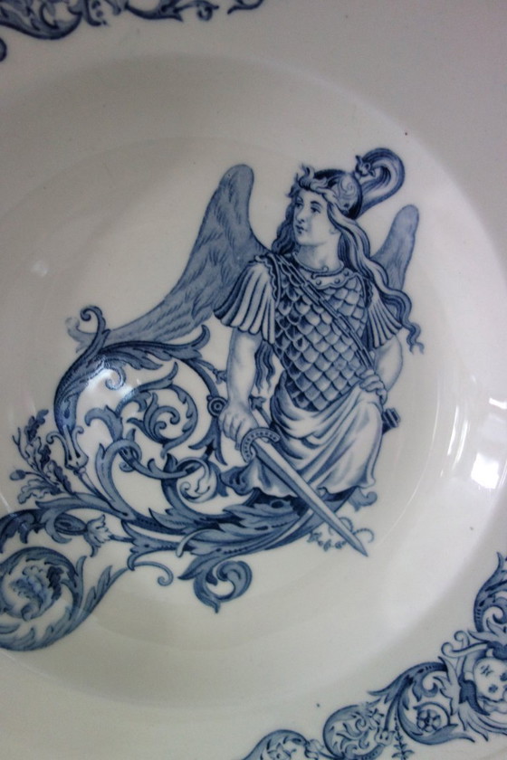 Image 1 of 11 Piatti Terre de Fer Clairefontaine rinascimentali del XIX secolo