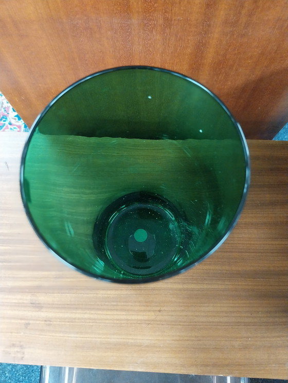 Image 1 of 1 x grüne Vase von Kaj Franck Nuutajärvi für Arabia Finland