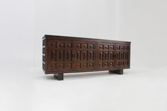 Image 1 of Vintage Brutalist sideboard, Spain, 1970s