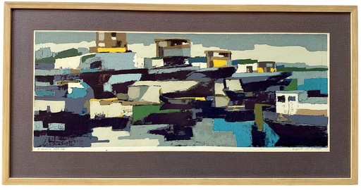 Schilderij Mevissen - Serigrafie / Brutalist - 1978