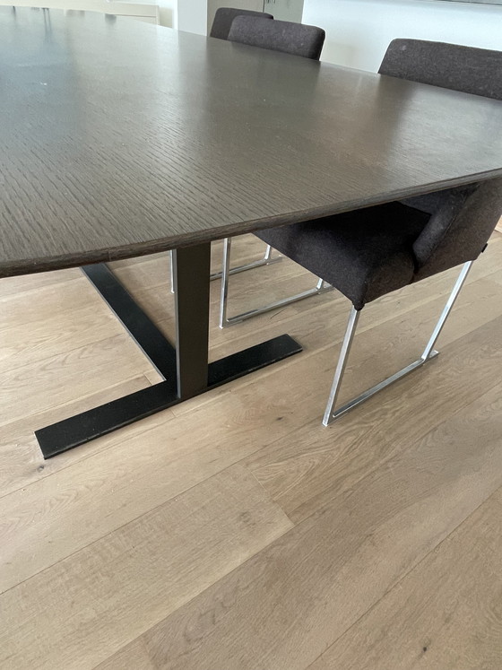 Image 1 of B&B Italia tafel Eileen en 6 stoelen Solo S58