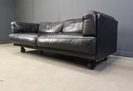 Image 1 of Vintage 'twice' bank van Pierluigi Cerri voor Poltrona Frau, jaren 90