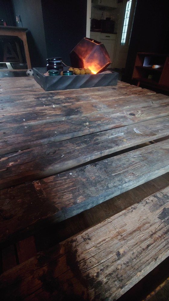 Image 1 of Tavolino industriale vintage 1885