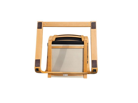 Image 1 of Vintage - IKEA - Modèle POÄNG - Noboru Nakamura - Bois de bouleau - Cuir - Années 90