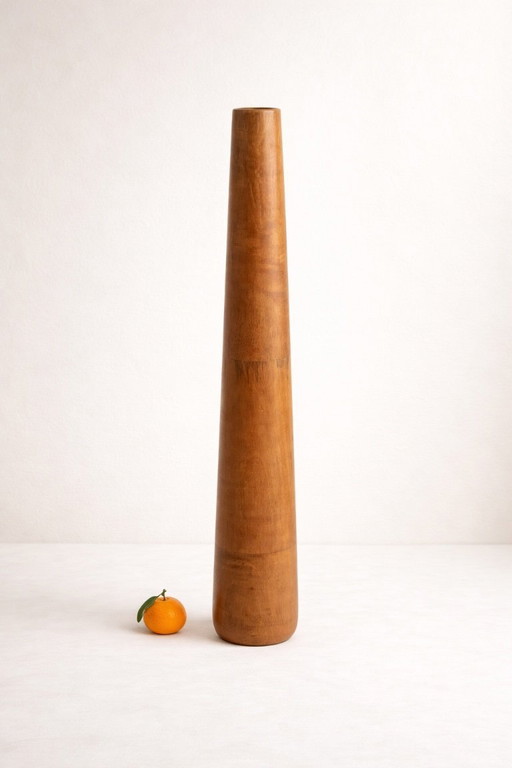 Large XXL vase in exotic wood