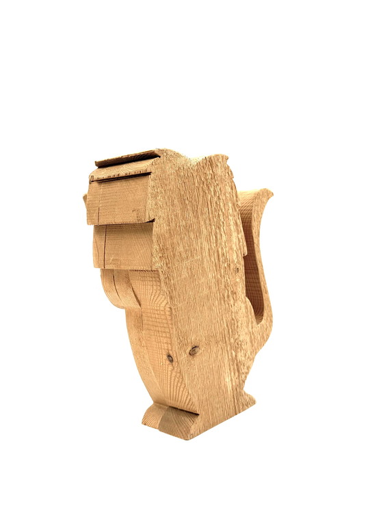 Image 1 of Bottega Michelangeli, escultura de león en madera, Orvieto, Italia, años 70