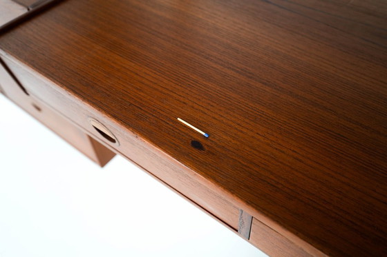 Image 1 of Teak modular shelving unit, Danish design, 1960s, manufactured by Hansen & Guldborg