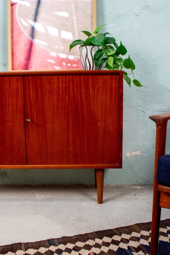 Image 1 of Vintage teak chest of drawers sideboard cabinet mid century 60s
