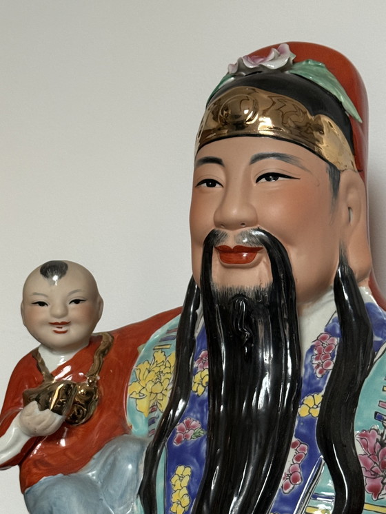 Image 1 of Chinese wijzen keramische beelden