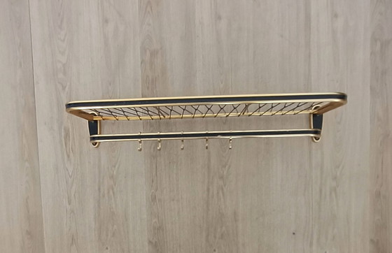 Image 1 of Fifties string coat rack with hat rack