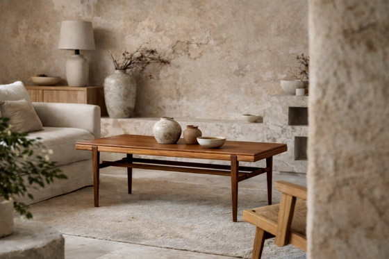 Image 1 of Moderne Zweedse Cosmos salontafel uit het midden van de eeuw door Sven Engström & Gunnar Myrstrand voor Tingströms, jaren 60