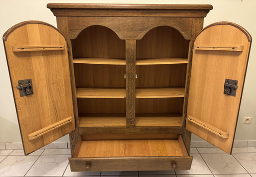 Bar Cabinet Country Style Oak