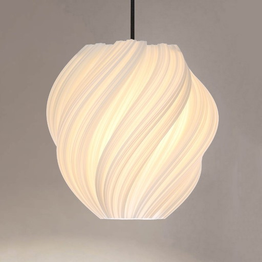 Morandi® 'Cristallo' #2 Lampe à suspension anti-horaire Noir