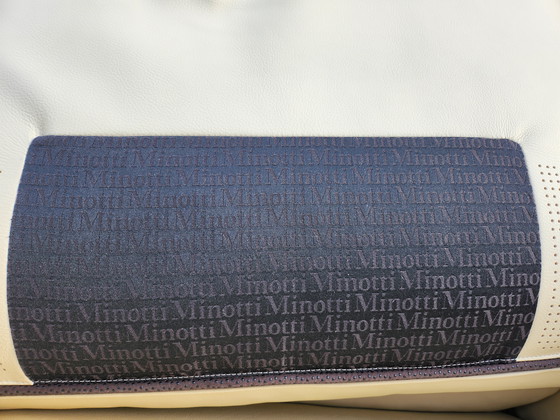 Image 1 of Minotti - Hamilton 2-seater sofa in beige leather (2x)