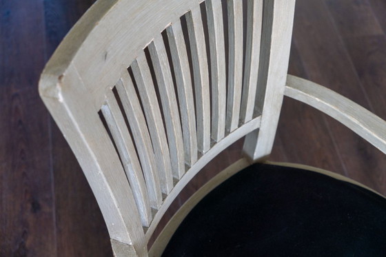 Image 1 of Set aus 4 luxuriösen Esszimmerstühlen – Design Schmieden – Massivholz