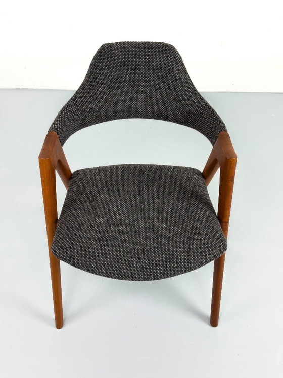 Image 1 of Compass Chair aus Teakholz von Kai Kristiansen für SVA Møbler, 1960er Jahre