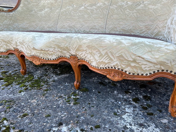 Louis Seize Sofa – Stoff, Samt (photo 3 of 7)