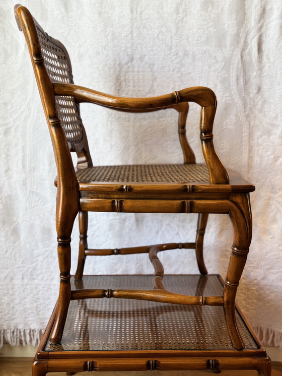 Image 1 of Giorgetti, Chinees Chippendale Faux Bamboo, +/- 1960