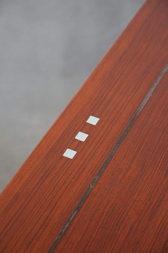 Image 1 of Art Deco design side/coffee table in a triangular shape by Schuitema from the Decoforma series