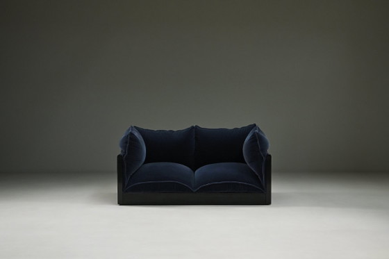 Image 1 of “Down” two-seat sofa by Carlo Bartoli for Rossi di Albizzate, 1970s Italy.