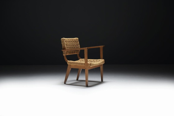 Image 1 of Vintage Lounge Chairs by Atelier Adrien Audoux & Frida Minet for VIBO France