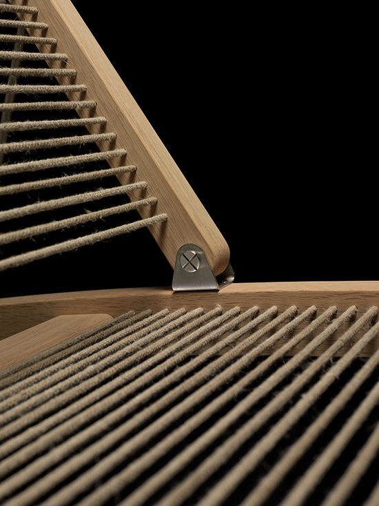 Image 1 of Hans Wegner PP Møbler pp524 Sedia a sdraio