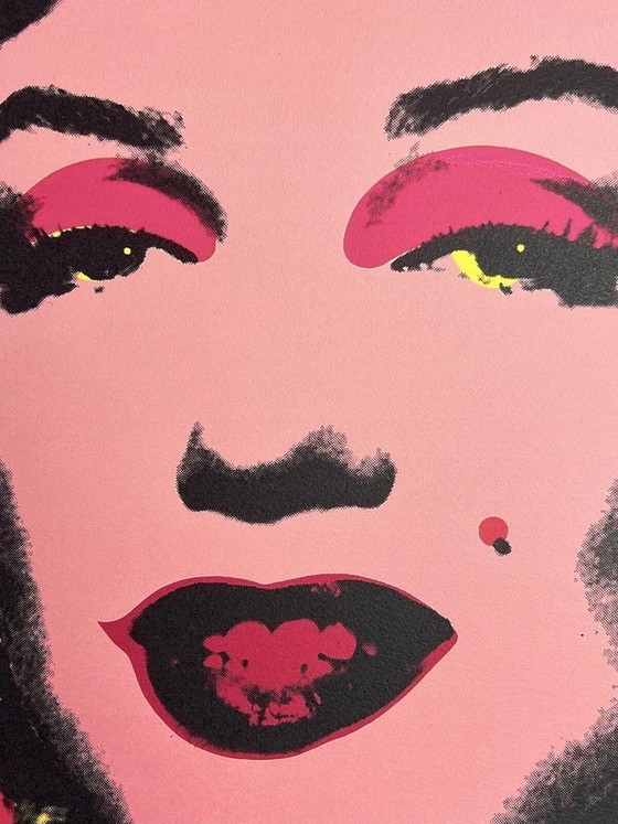 Image 1 of 1986 Carnegie Museum of Art After Andy Warhol "Marilyn Monroe" Lithograph