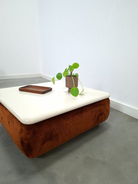 Image 1 of Fluffy Space Age coffee table vintage
