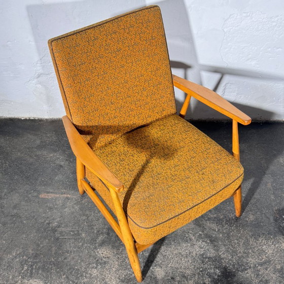 Een paar Hongaarse fauteuils, jaren 60 – Textile (photo 11 of 11)
