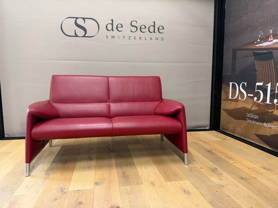 Leolux Felizia Sofa 2 Seater High Red Leather (photo 2 of 8)