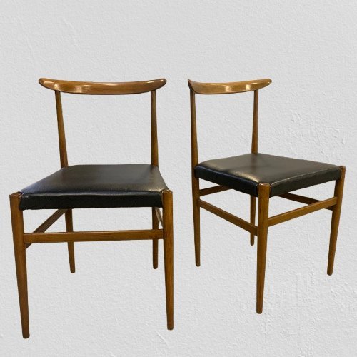 6 Mid - Century Design Dining Chairs