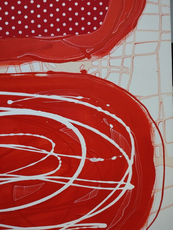 Antadze Abstract Composition XXL – Paintings & Drawings, Canvas, Textile (photo 12 of 15)