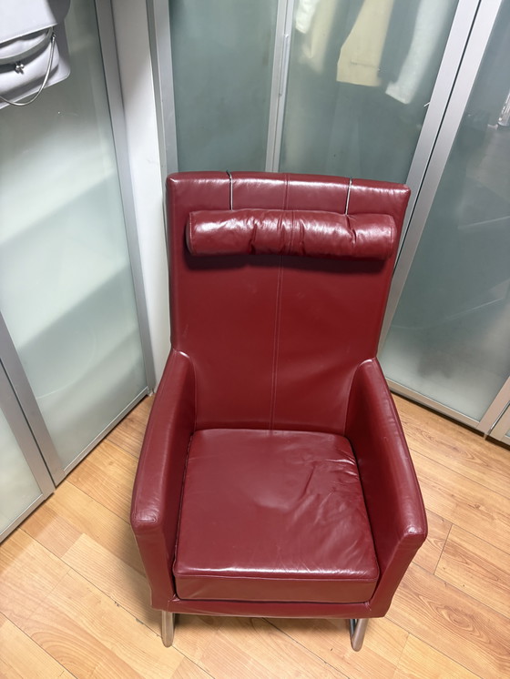 Image 1 of Fauteul – Montis – Madonna – Gerard van den Berg – Rood Leer