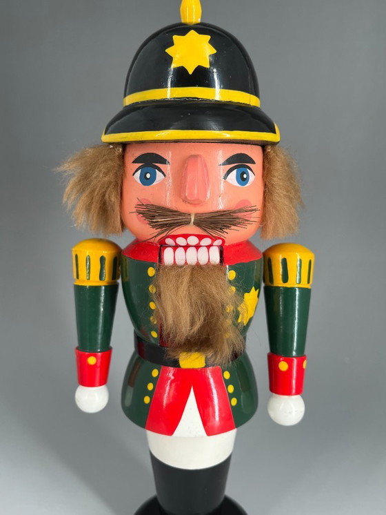 Image 1 of Schiaccianoci in legno vintage – 25 cm – Decorazione natalizia / Articolo da collezione / Stile retrò per le feste