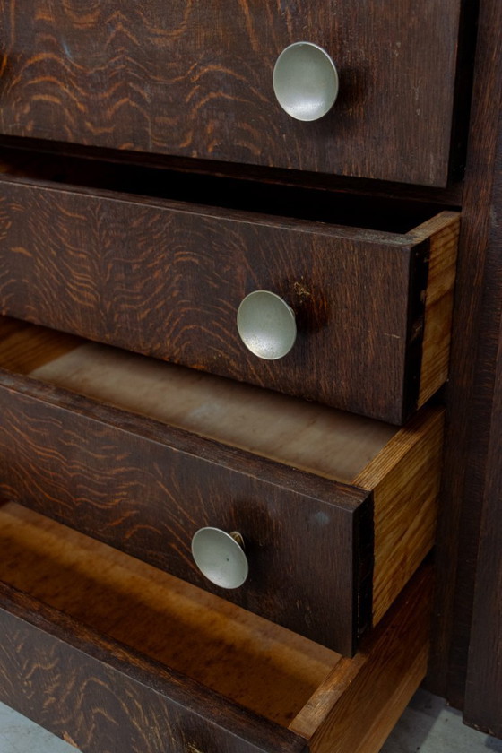 Image 1 of 1930s art deco grand mirror vanity