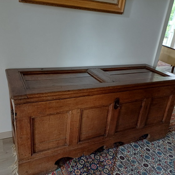 Image 1 of Coffre à couvertures ancien