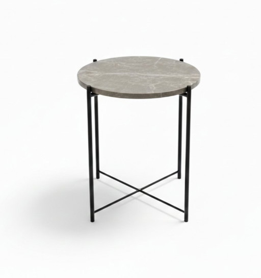 Coffee table with an exclusive Collemandina Grey marble top