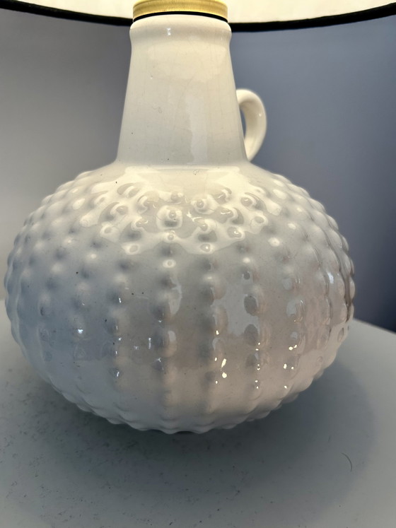 Image 1 of Rare mid-century vase lamp with Japanese shade
