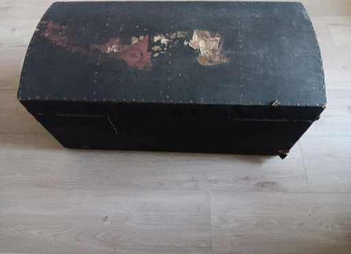 Antique ship coffin coffin trunk cabin coffin wedding coffin blanket chest