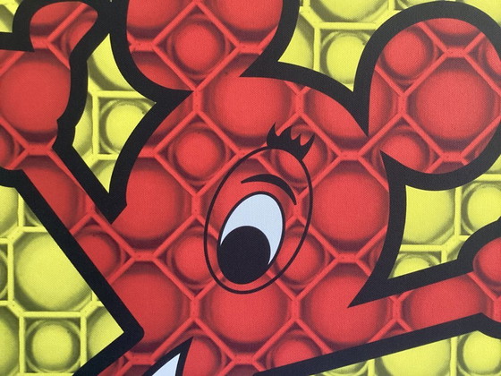 Image 1 of Jack Vissers - Meeska Mooska - offset sobre lienzo - firmado a mano