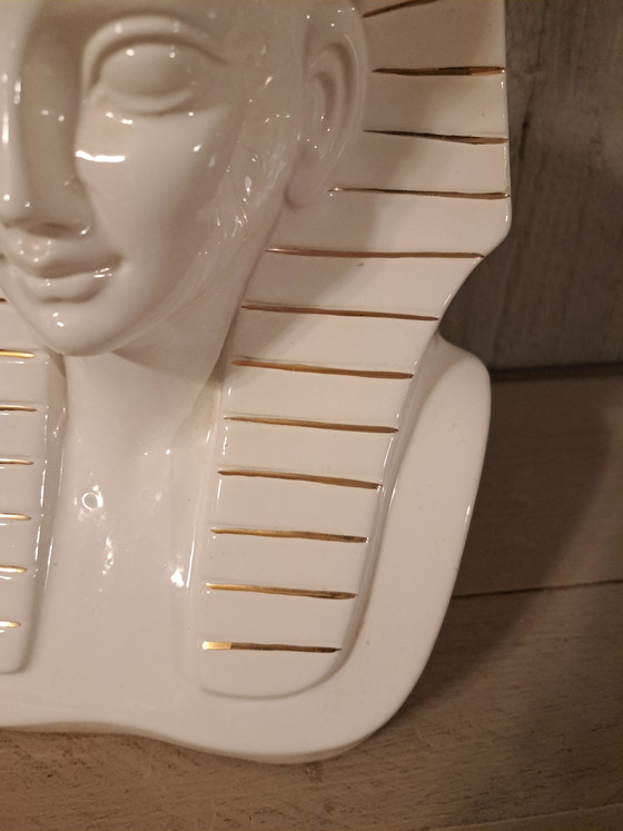 Image 1 of Lampe de table pharaon vintage années 70